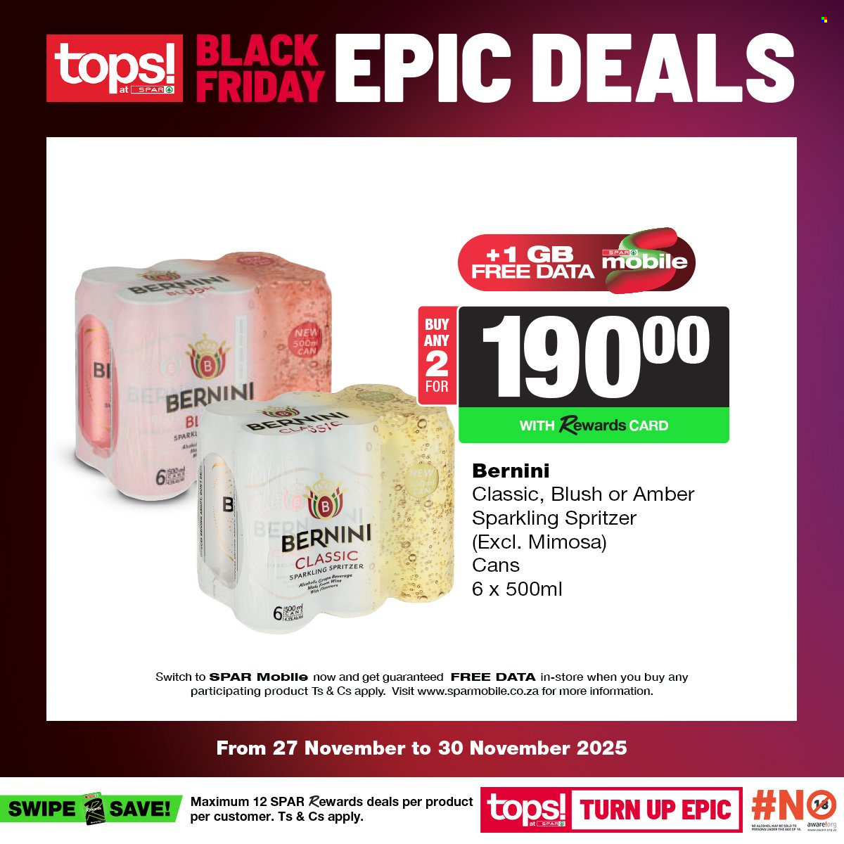 TOPS at SPAR specials - 27/11/2025 - 30/11/2025. Page 14