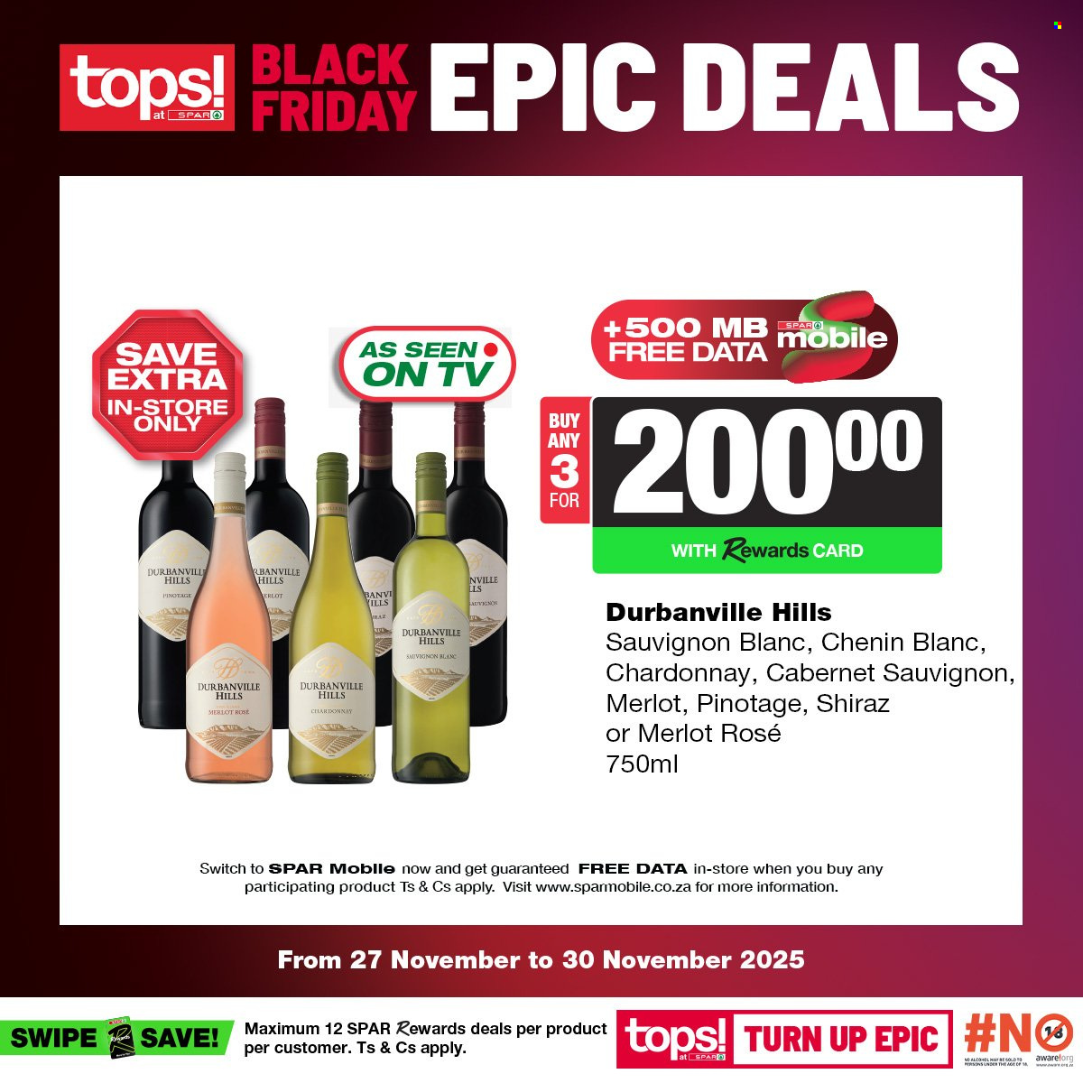 TOPS at SPAR specials - 27/11/2025 - 30/11/2025. Page 25