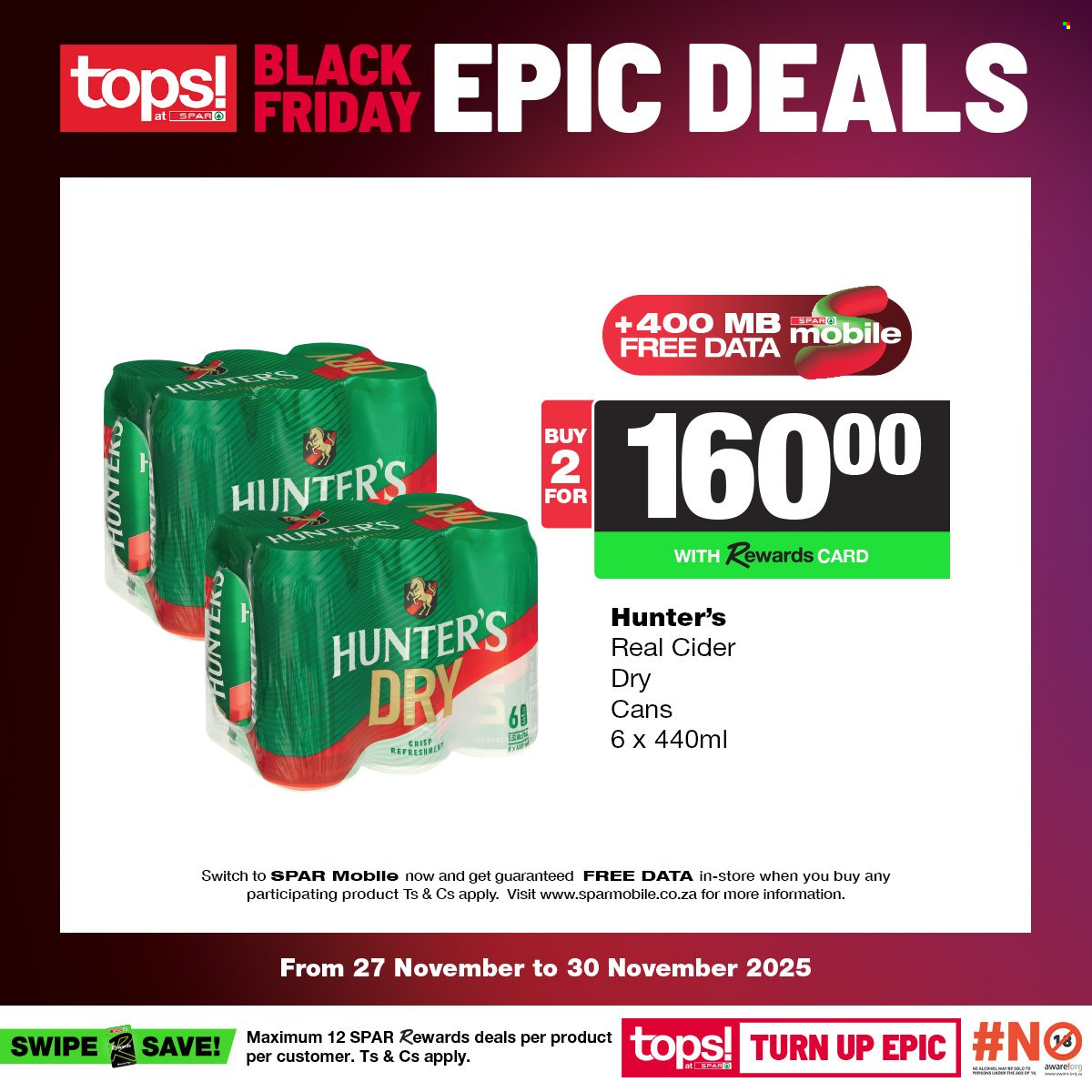 TOPS at SPAR specials - 27/11/2025 - 30/11/2025. Page 26