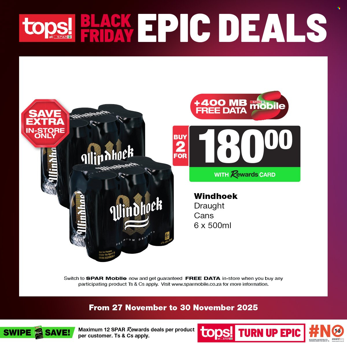 TOPS at SPAR specials - 27/11/2025 - 30/11/2025. Page 27