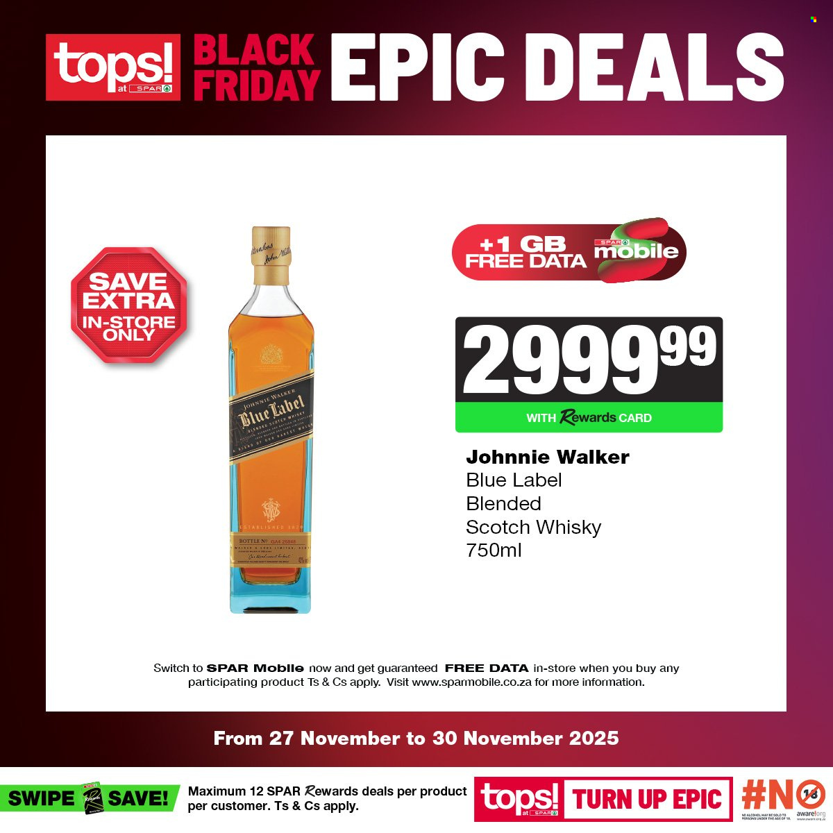 TOPS at SPAR specials - 27/11/2025 - 30/11/2025. Page 31