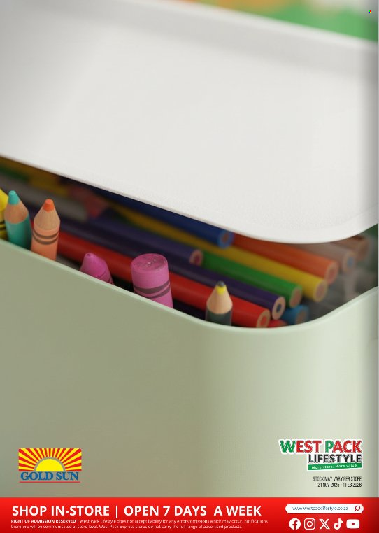 West Pack Lifestyle specials - 21/11/2025 - 01/02/2026. Page 2
