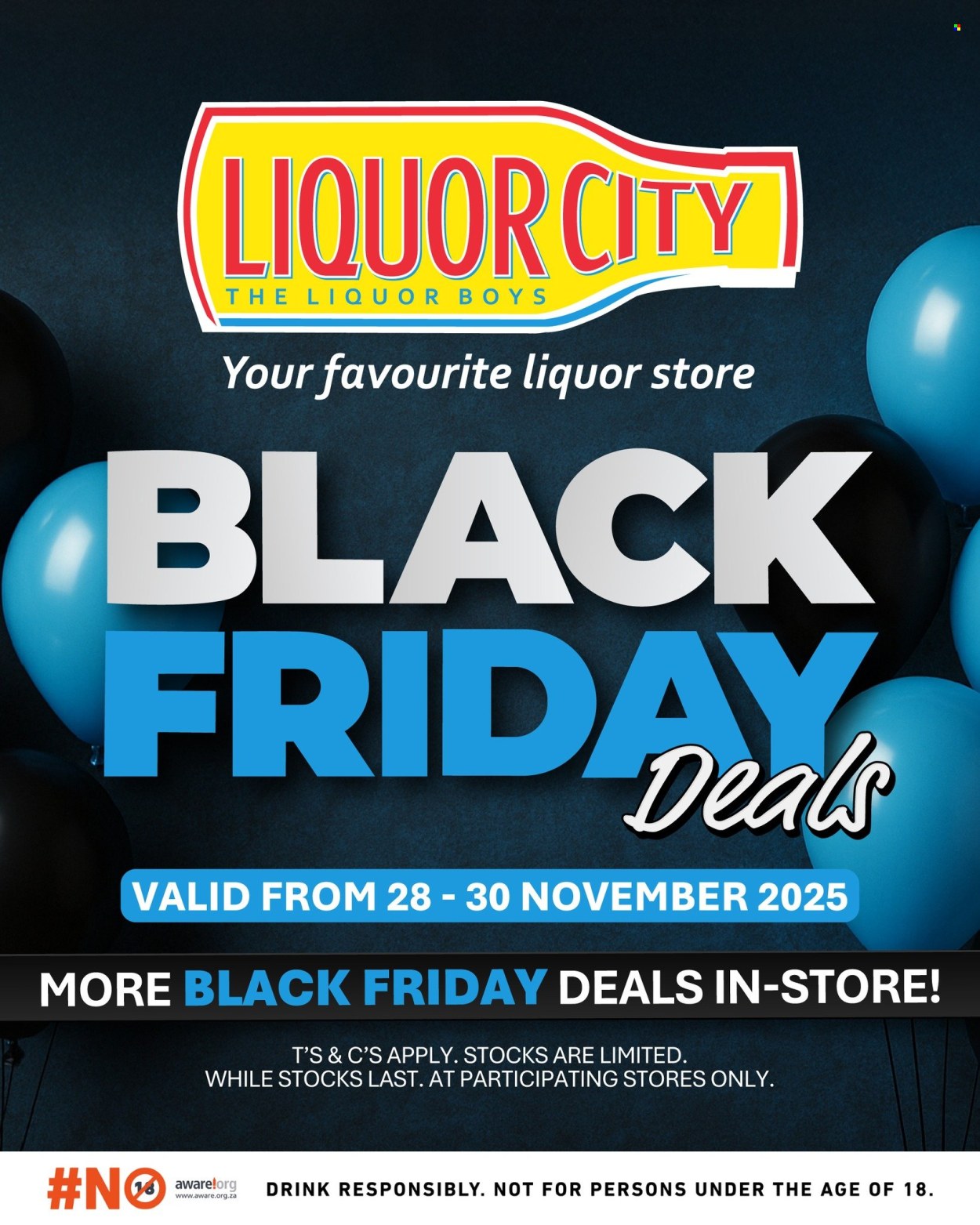 Liquor City specials - 28/11/2025 - 30/11/2025. Page 1