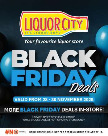 Liquor City catalogue  - 28/11/2025 - 30/11/2025.