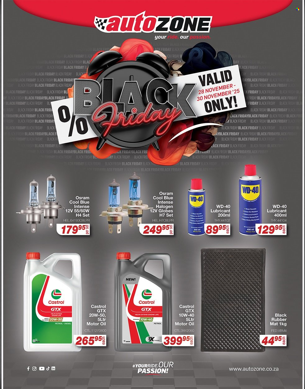 AutoZone specials - 28/11/2025 - 30/11/2025. Page 1