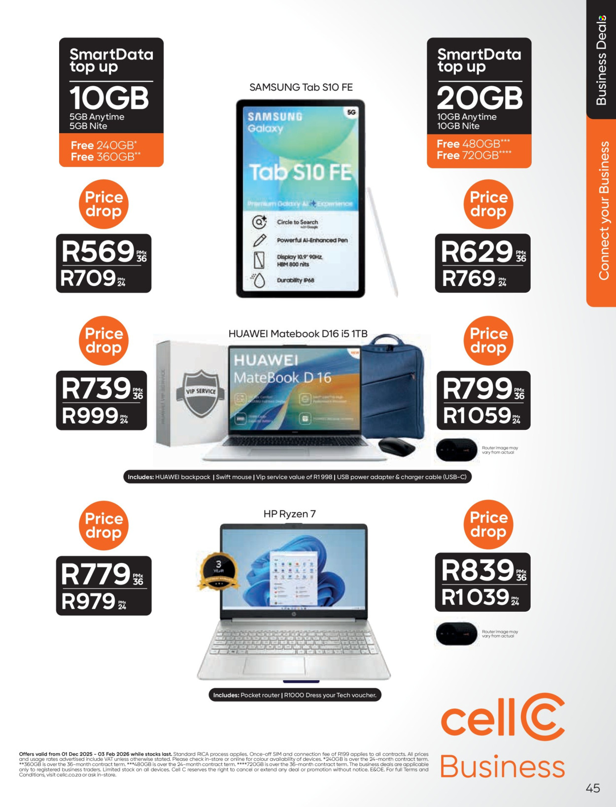 Cell C specials - 01/12/2025 - 03/02/2026. Page 47