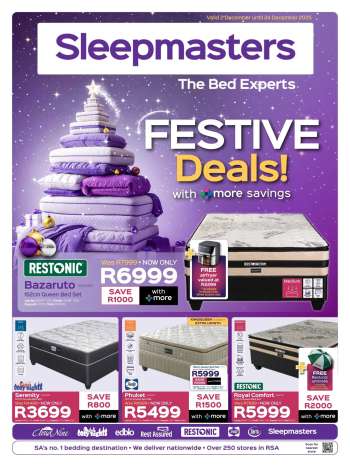 Sleepmasters catalogue  - 02/12/2025 - 24/12/2025.