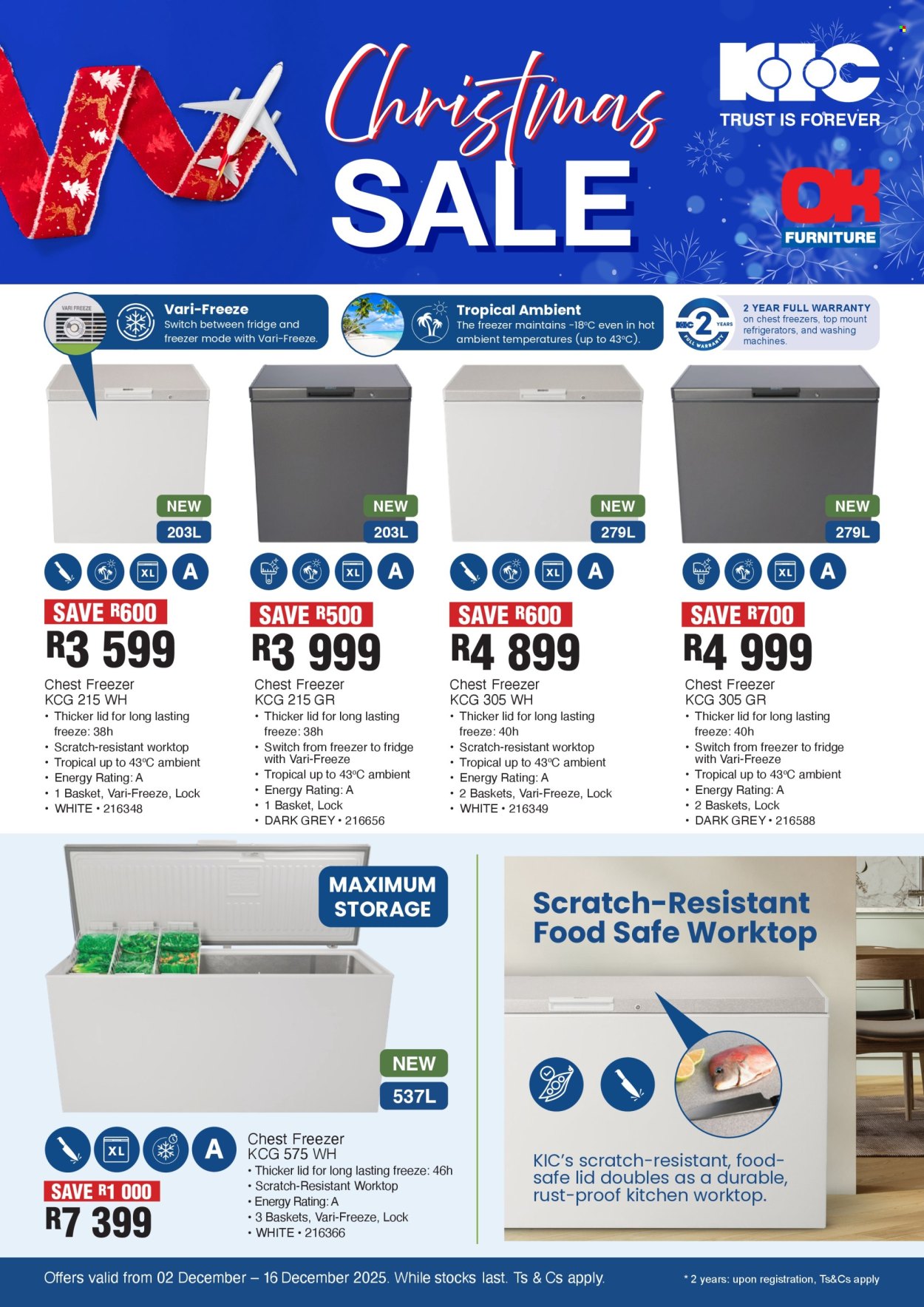 OK Furniture specials - 02/12/2025 - 16/12/2025. Page 1