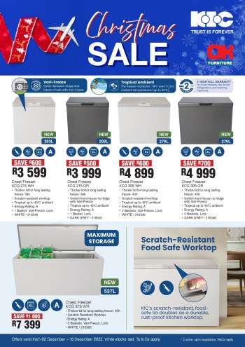 OK Furniture catalogue  - 02/12/2025 - 16/12/2025.