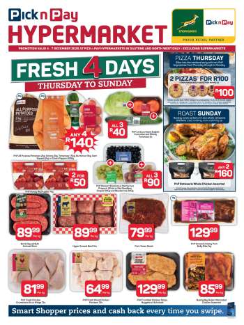 Pick n Pay Hypermarket catalogue  - 04/12/2025 - 07/12/2025.