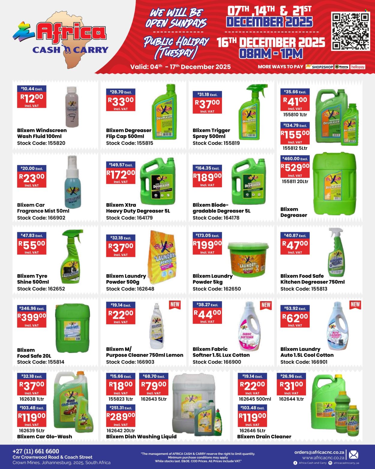 Africa Cash & Carry specials - 04/12/2025 - 17/12/2025. Page 74