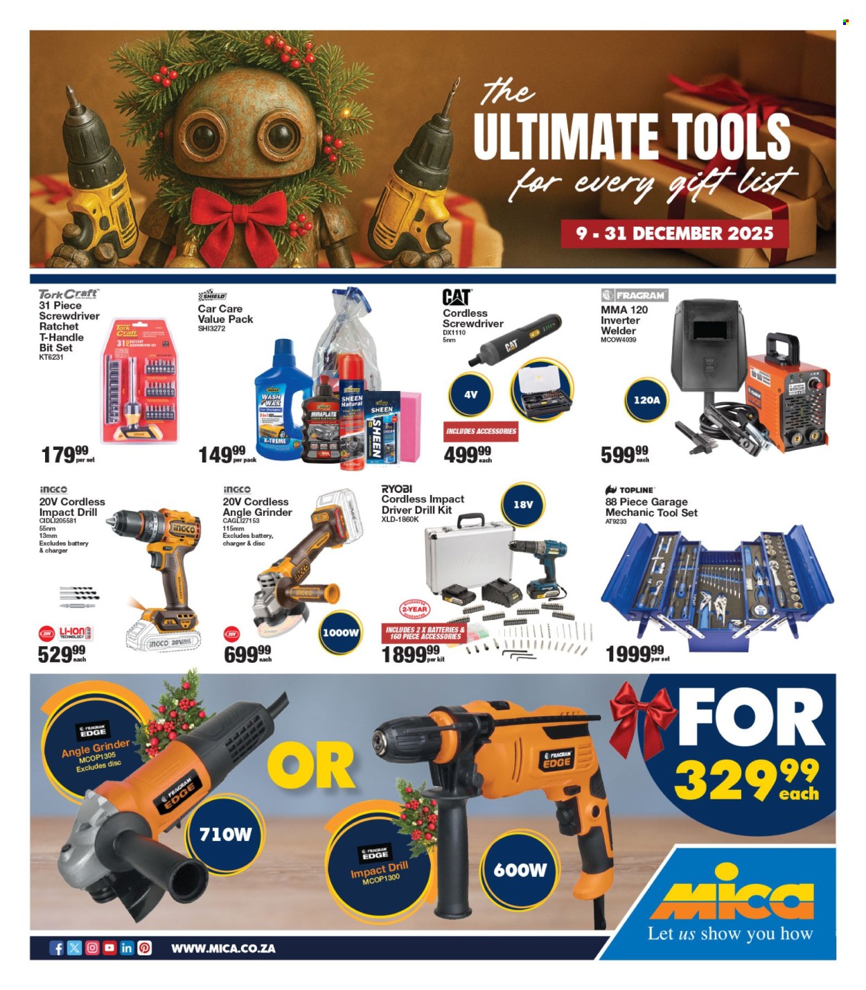 Mica specials - 09/12/2025 - 31/12/2025. Page 1
