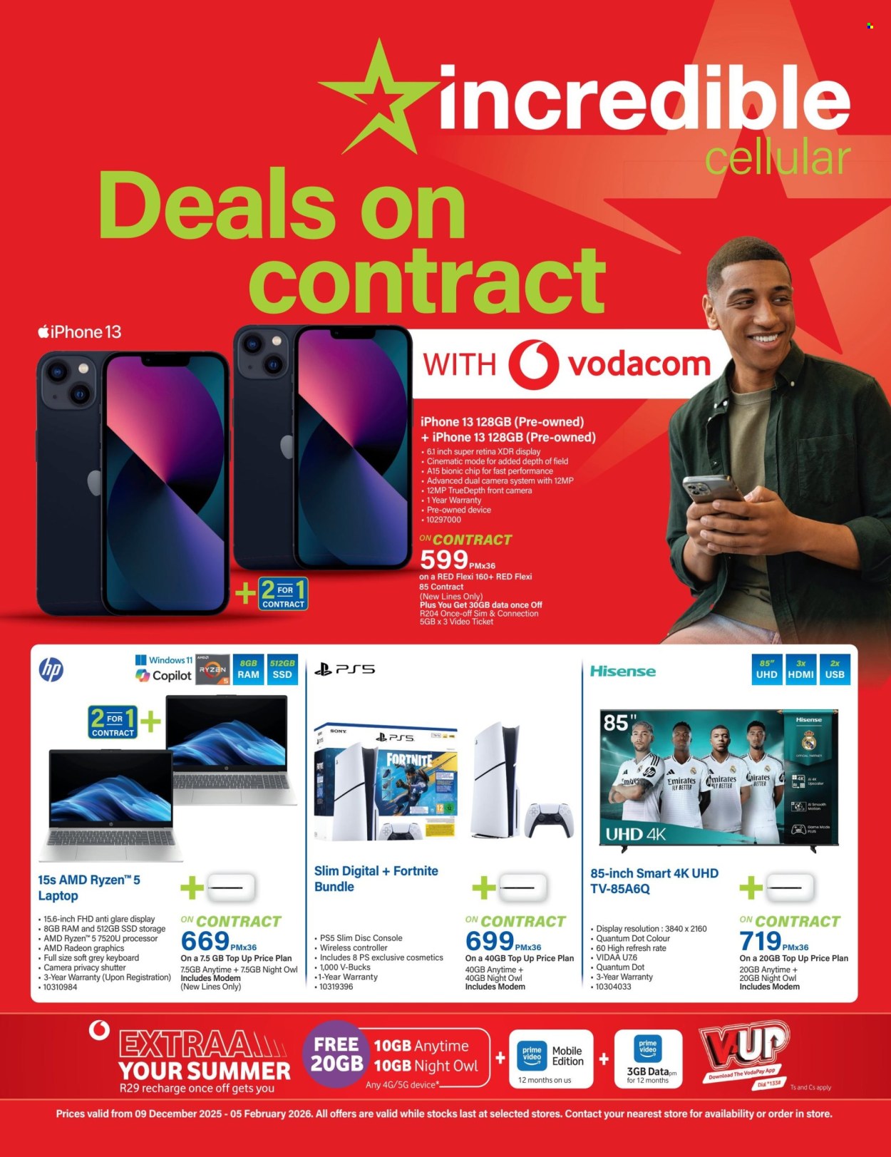Incredible Connection specials - 09/12/2025 - 05/02/2026. Page 1