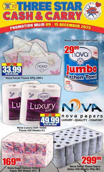 Three Star Cash and Carry catalogue  - 09/12/2025 - 15/12/2025.