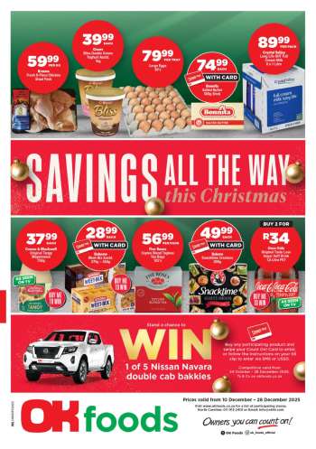 OK Foods catalogue  - 10/12/2025 - 28/12/2025.