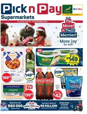 Pick n Pay Supermarket catalogue  - 15/12/2025 - 26/12/2025.