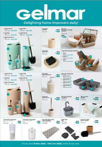 Gelmar catalogue  - 15/12/2025 - 14/01/2026.