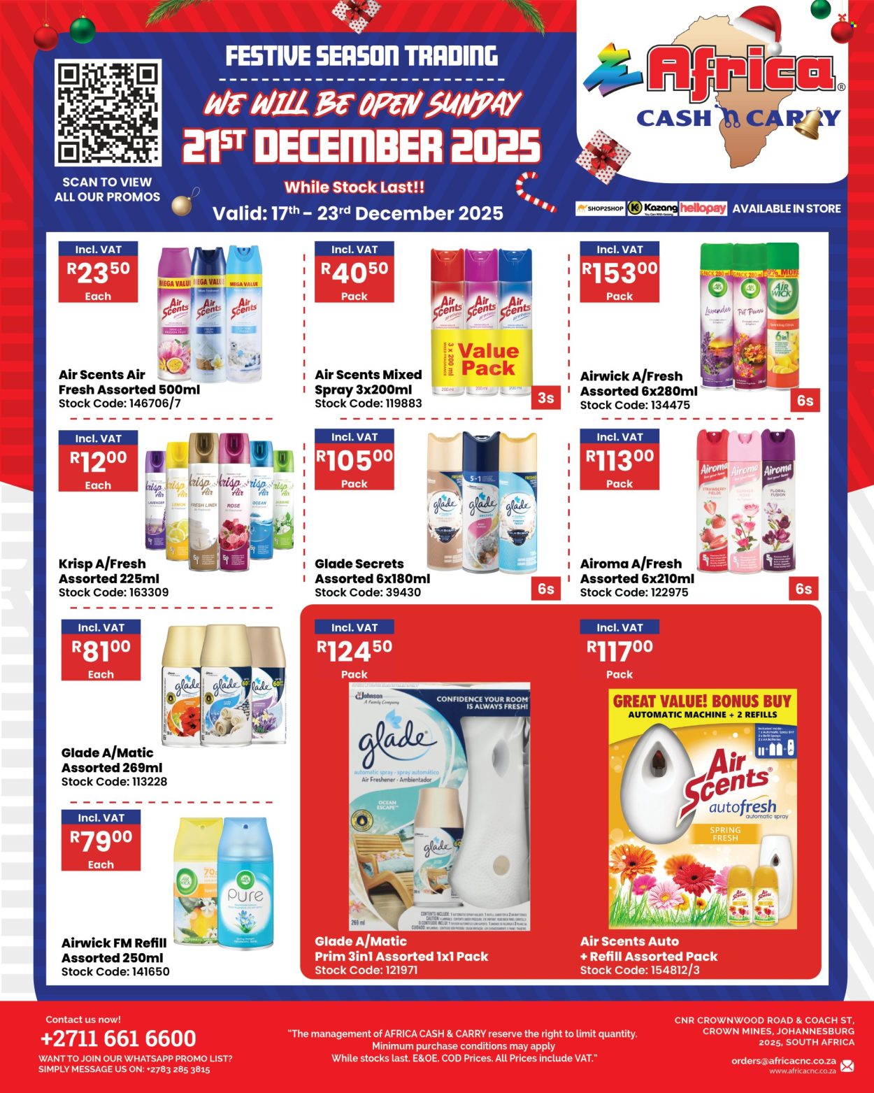 Africa Cash & Carry specials - 17/12/2025 - 23/12/2025. Page 1