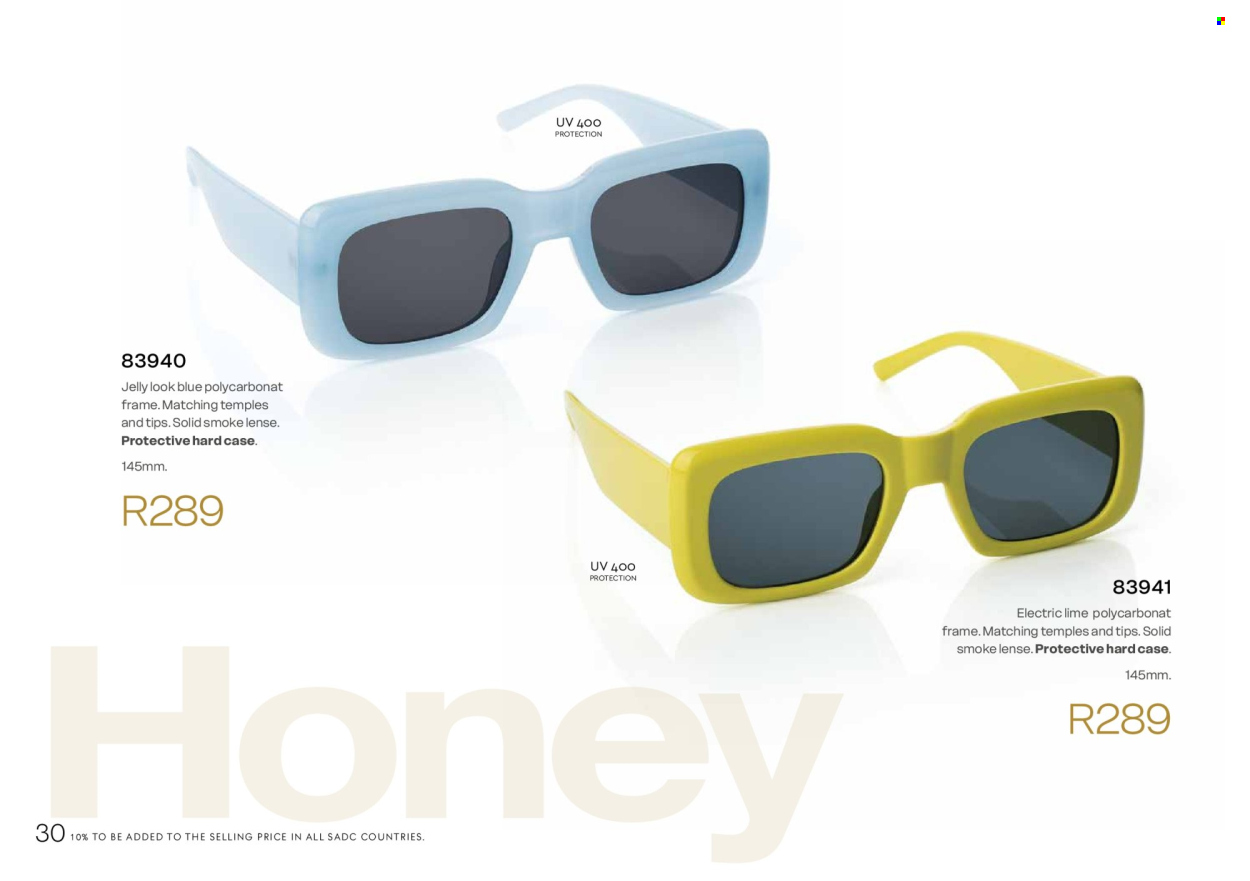 Honey specials. Page 32
