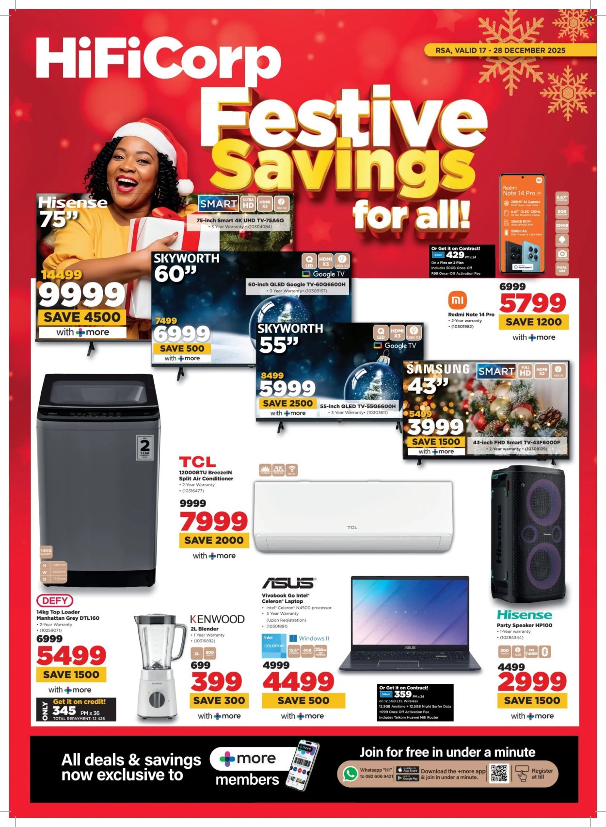 HiFi Corp specials - 17/12/2025 - 28/12/2025. Page 1