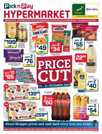 Pick n Pay Hypermarket catalogue  - 19/12/2025 - 21/12/2025.