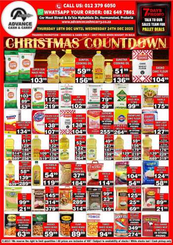 Advance Cash & Carry catalogue  - 18/12/2025 - 24/12/2025.