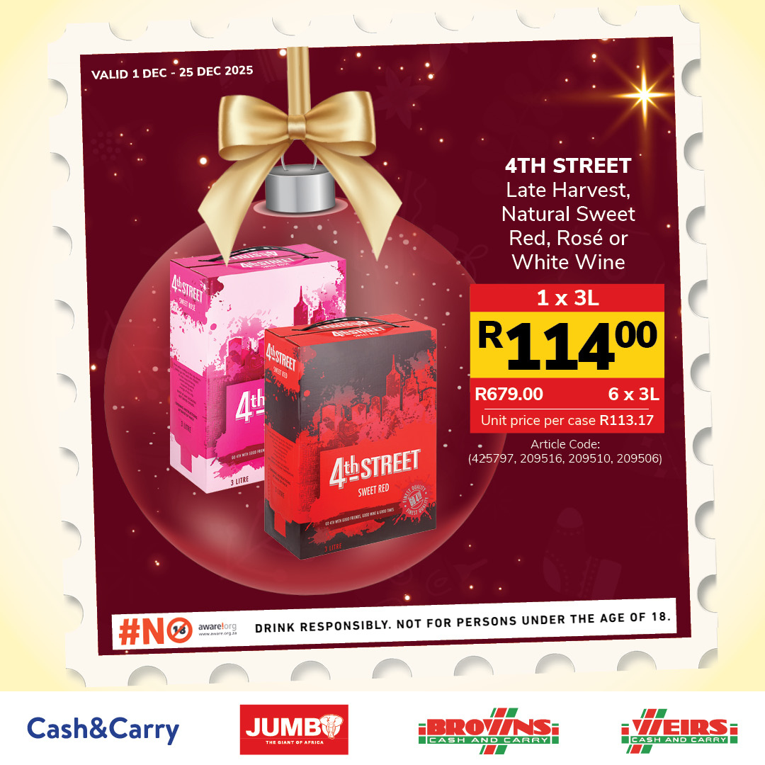 Jumbo Cash & Carry specials - 01/12/2025 - 25/12/2025. Page 1