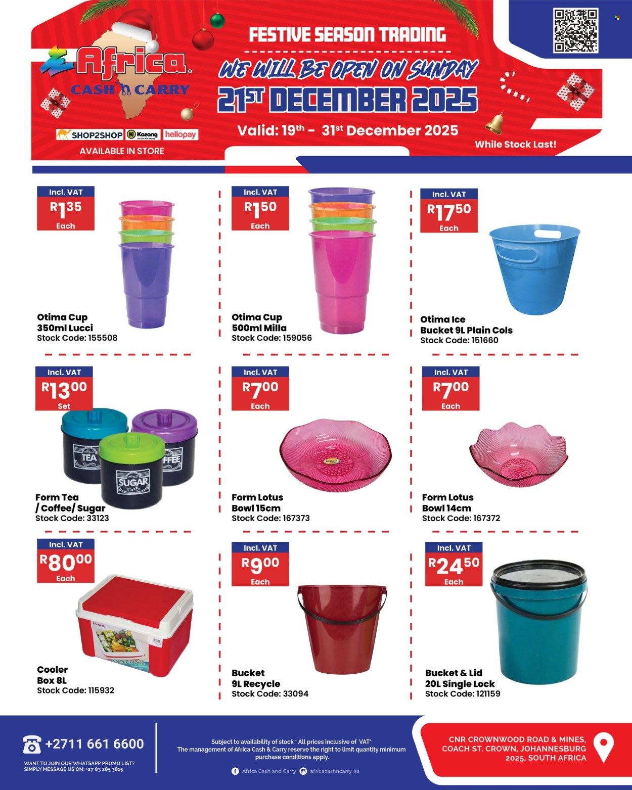 Africa Cash & Carry specials - 19/12/2025 - 31/12/2025. Page 1
