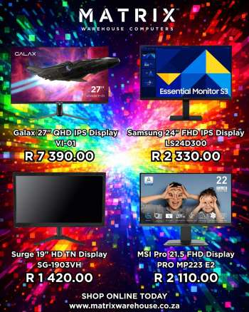 Matrix Warehouse catalogue .