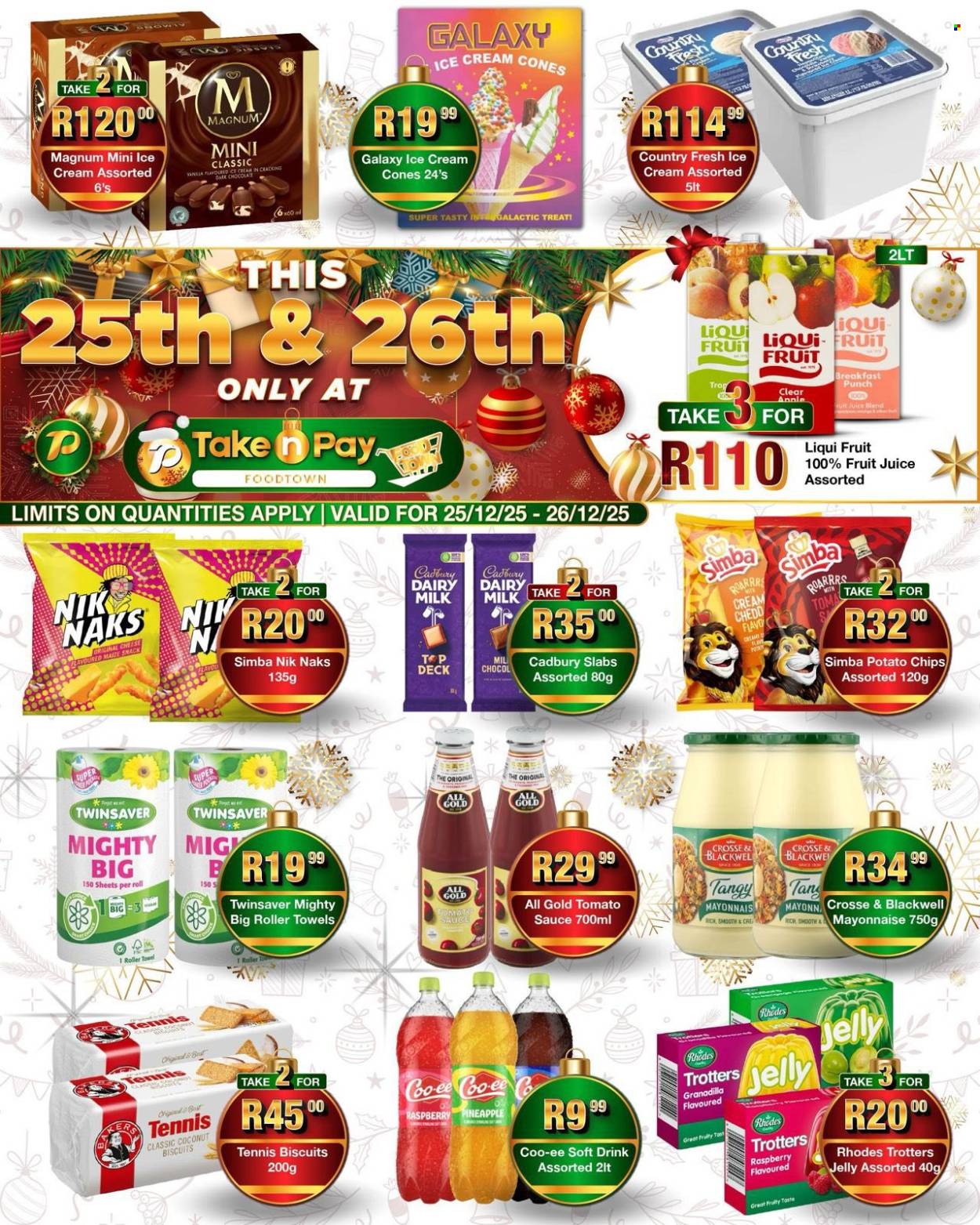 Take n Pay specials - 25/12/2025 - 26/12/2025. Page 1