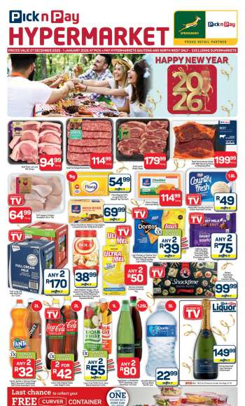 Pick n Pay Hypermarket catalogue  - 27/12/2025 - 01/01/2026.