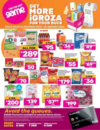 Game catalogue  - 24/12/2025 - 09/01/2026.