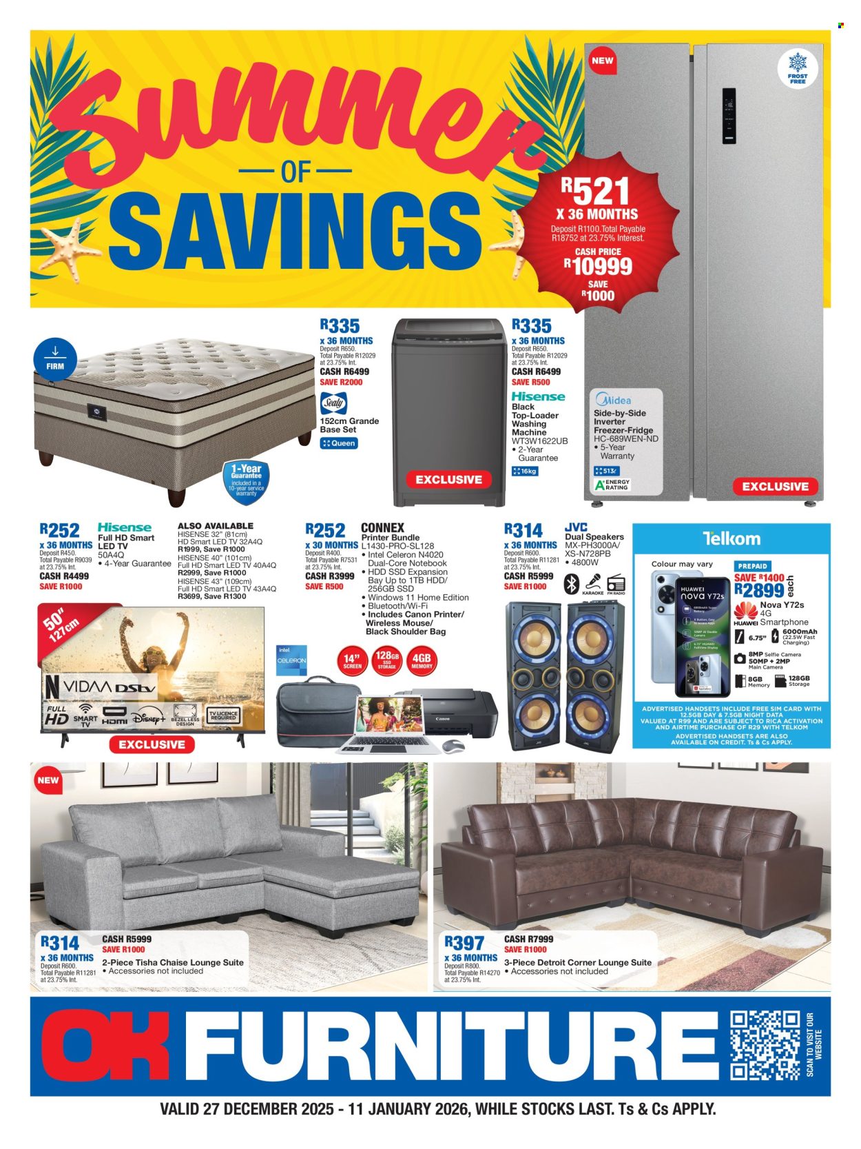 OK Furniture specials - 27/12/2025 - 11/01/2026. Page 1