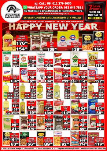 Advance Cash & Carry catalogue  - 27/12/2025 - 07/01/2026.