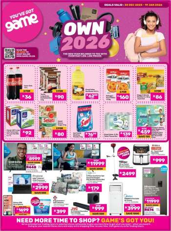 Game catalogue  - 30/12/2025 - 19/01/2026.