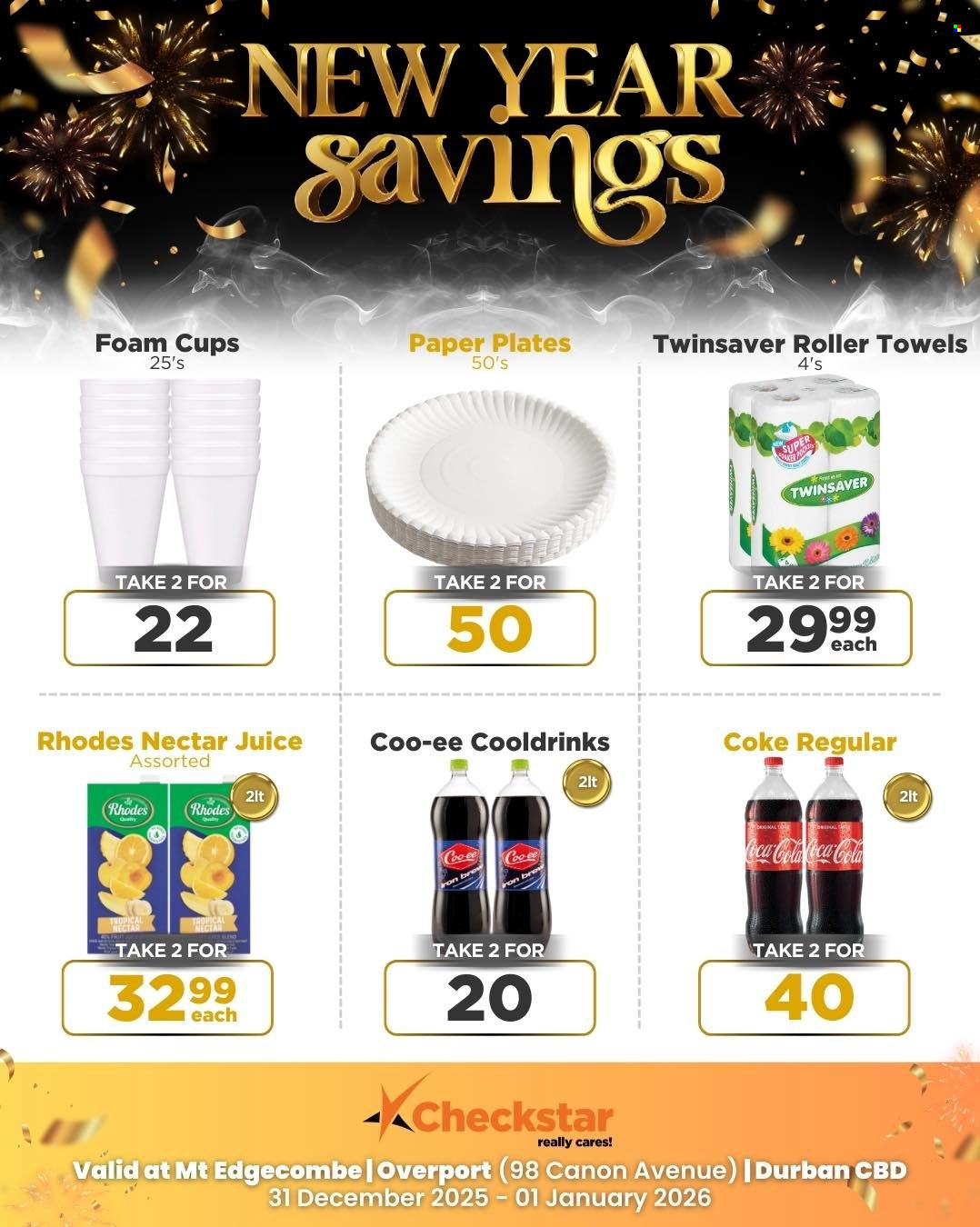 Checkstar specials - 31/12/2025 - 01/01/2026. Page 1