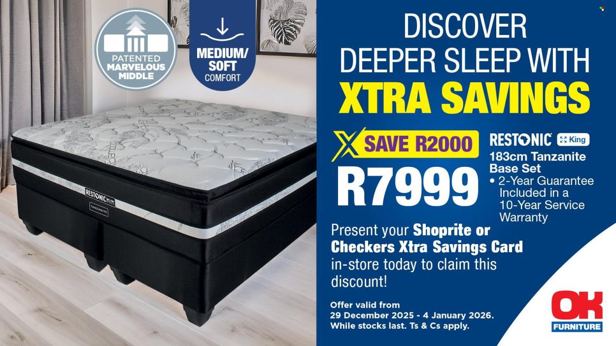 OK Furniture specials - 29/12/2025 - 04/01/2026. Page 1