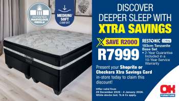 OK Furniture catalogue  - 29/12/2025 - 04/01/2026.