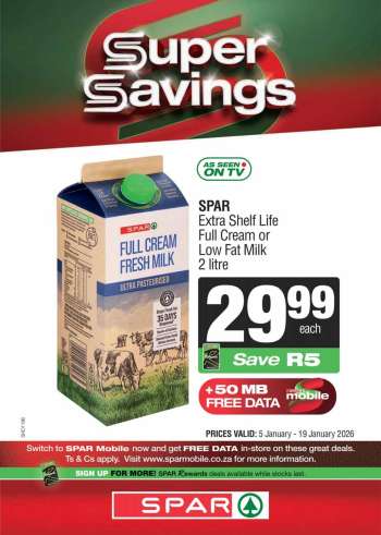 SPAR catalogue  - 05/01/2026 - 19/01/2026.
