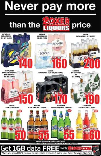 Boxer catalogue  - 05/01/2026 - 21/01/2026.