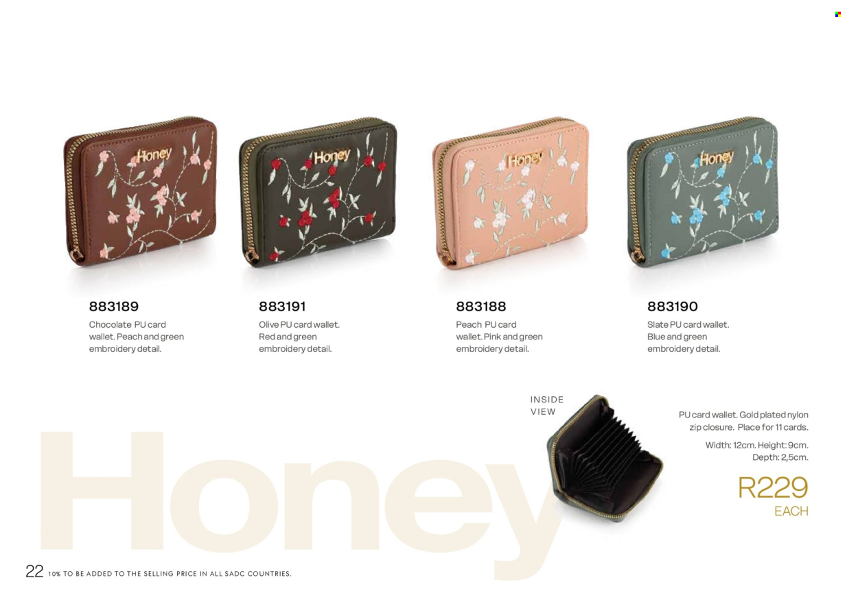 Honey specials. Page 24