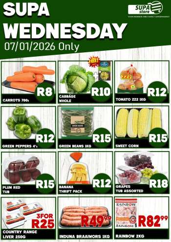 Supa Store catalogue  - 07/01/2026 - 07/01/2026.