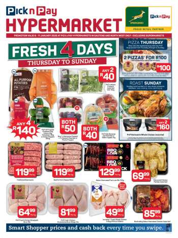 Pick n Pay Hypermarket catalogue  - 08/01/2026 - 11/01/2026.