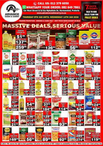 Advance Cash & Carry catalogue  - 08/01/2026 - 14/01/2026.