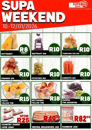 Supa Store catalogue  - 10/01/2026 - 12/01/2026.