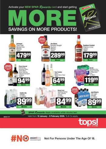 TOPS at SPAR catalogue  - 12/01/2026 - 08/02/2026.