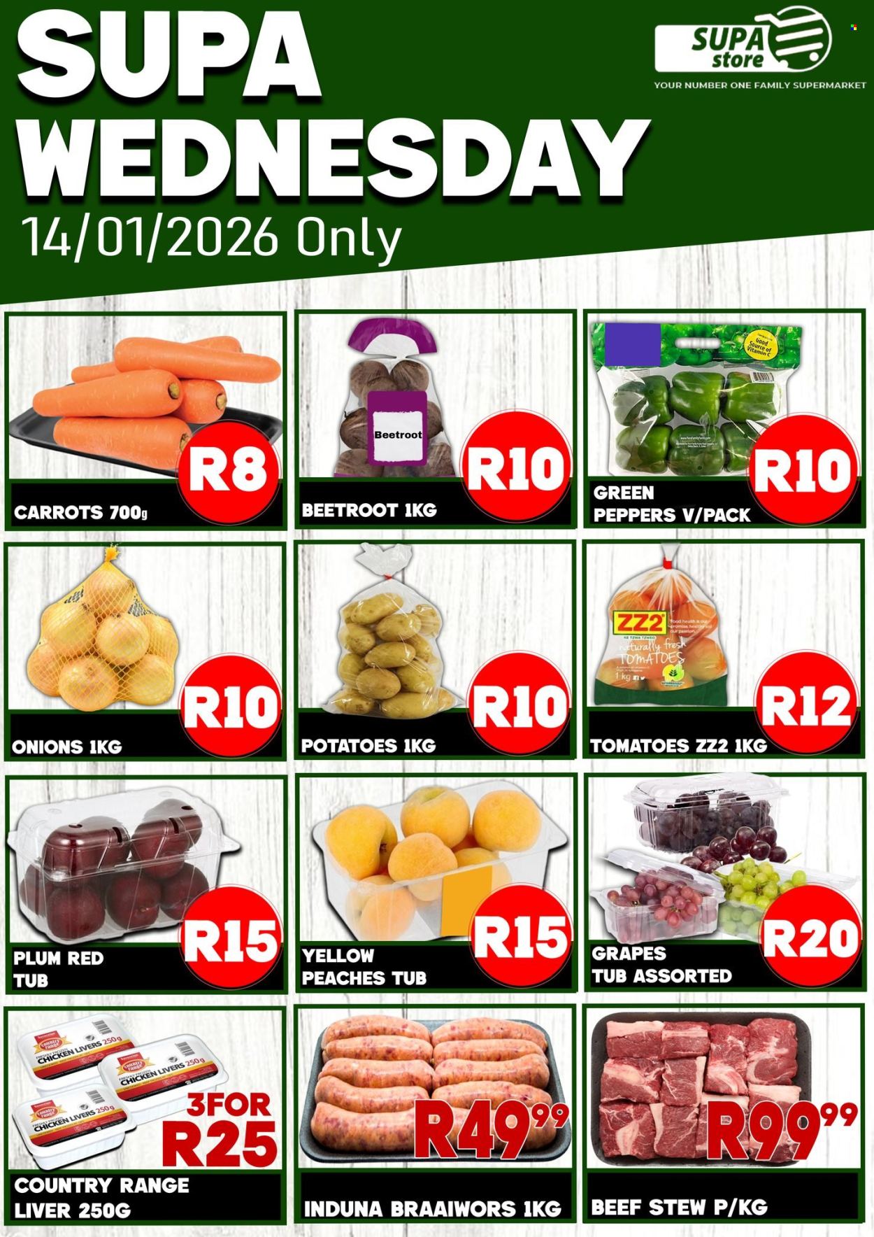 Supa Store specials - 14/01/2026 - 14/01/2026. Page 1