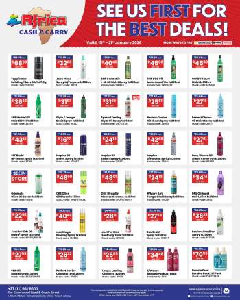 Africa Cash & Carry catalogue  - 15/01/2026 - 21/01/2026.