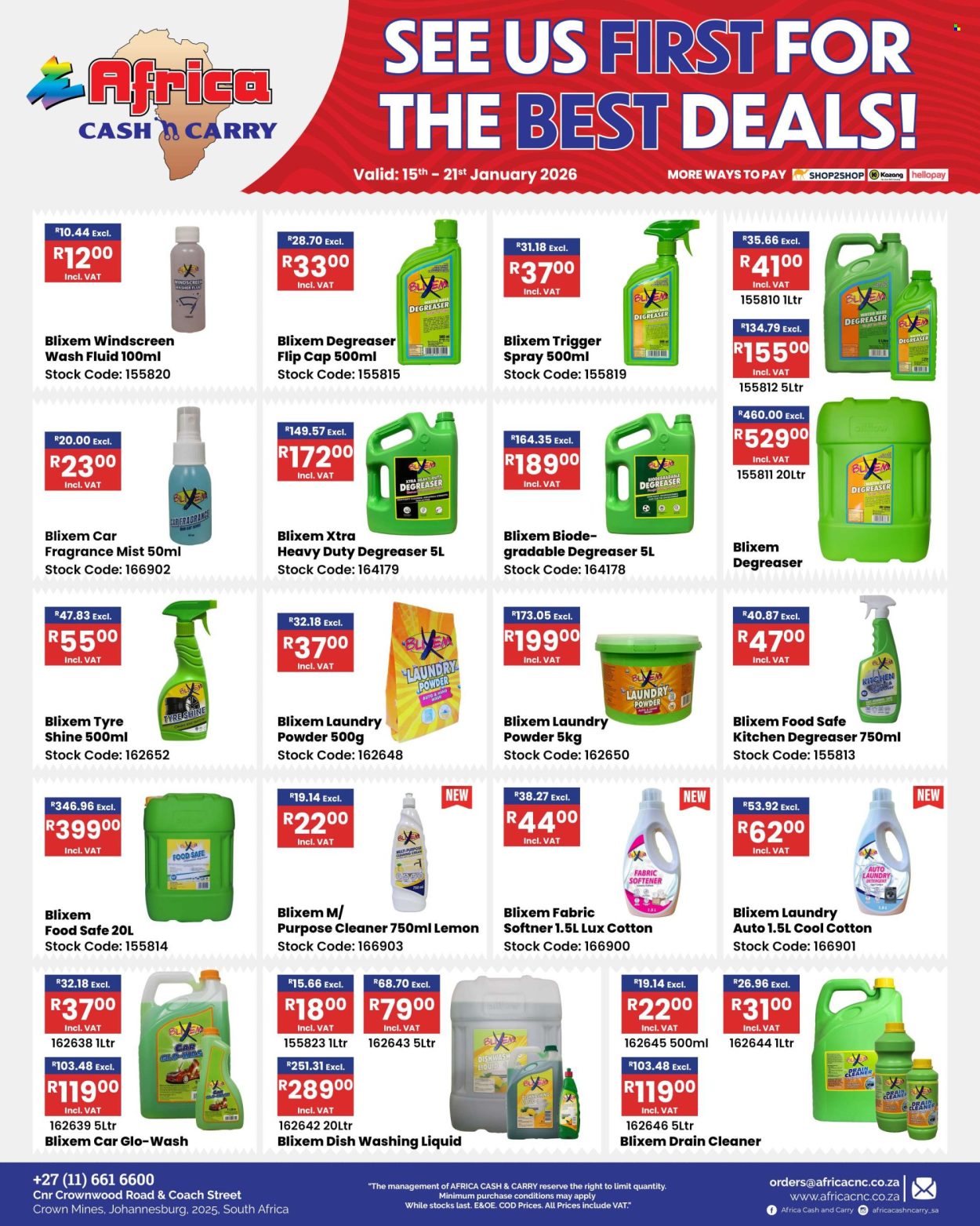 Africa Cash & Carry specials - 15/01/2026 - 21/01/2026. Page 40