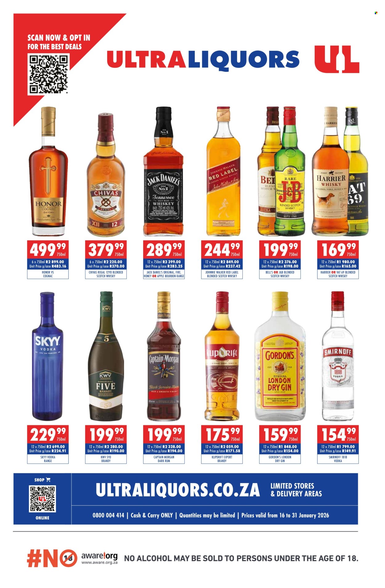 Ultra Liquors specials - 16/01/2026 - 31/01/2026. Page 1